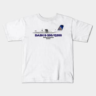 DeHavilland Canada Dash 8-300/Q300 - United Express Kids T-Shirt